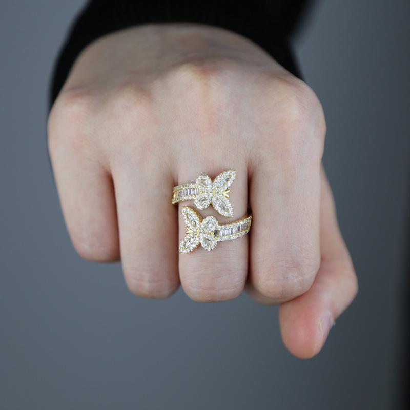 Micro-Paved Zircon Butterfly Ring - European & American Fashion Style, Women s Niche Accessory. US Size 8
Micro-Paved Zircon Butterfly Ring - European & American Fashion Style, Women s Niche Accessory. US Size 8