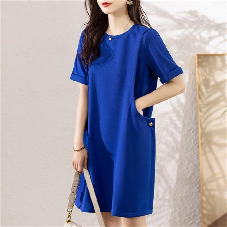 Модное платье женское новое летнее свободная юбка свободное платье 4XL синий
Модное платье женское новое летнее свободная юбка свободное платье 4XL синий