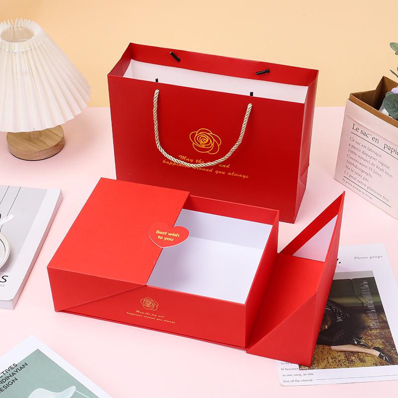 Элегантная большая подарочная коробка для дней рождения и свадеб – Универсальная пустая коробка для сувениров высокого класса и конфет Size 4: 29*21*10 cm
Элегантная большая подарочная коробка для дней рождения и свадеб – Универсальная пустая коробка для сувениров высокого класса и конфет Size 4: 29*21*10 cm