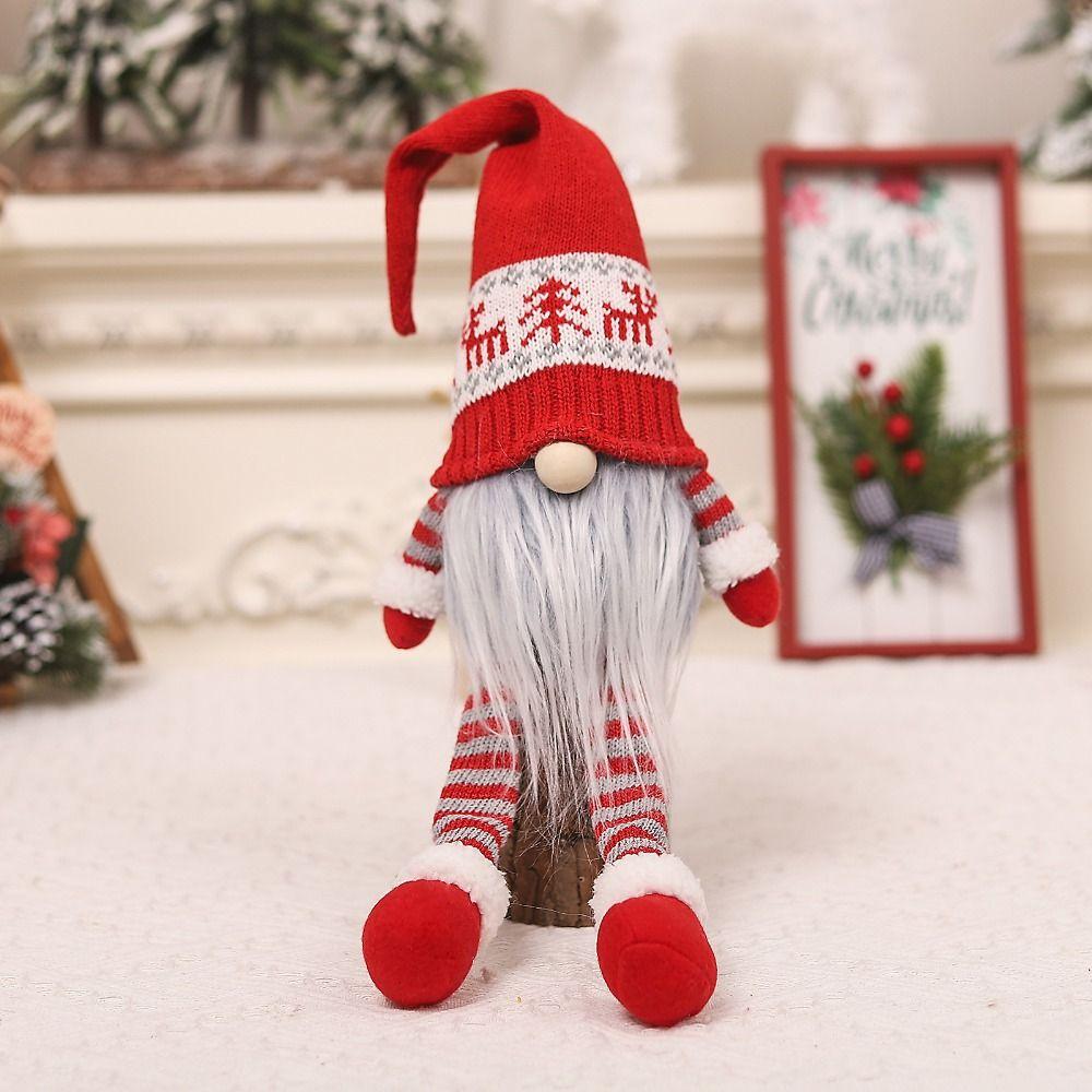 Mini Christmas Faceless Gnome Doll Kawaii Knitted Christmas Doll Long Old Man Doll Home белый
Mini Christmas Faceless Gnome Doll Kawaii Knitted Christmas Doll Long Old Man Doll Home белый