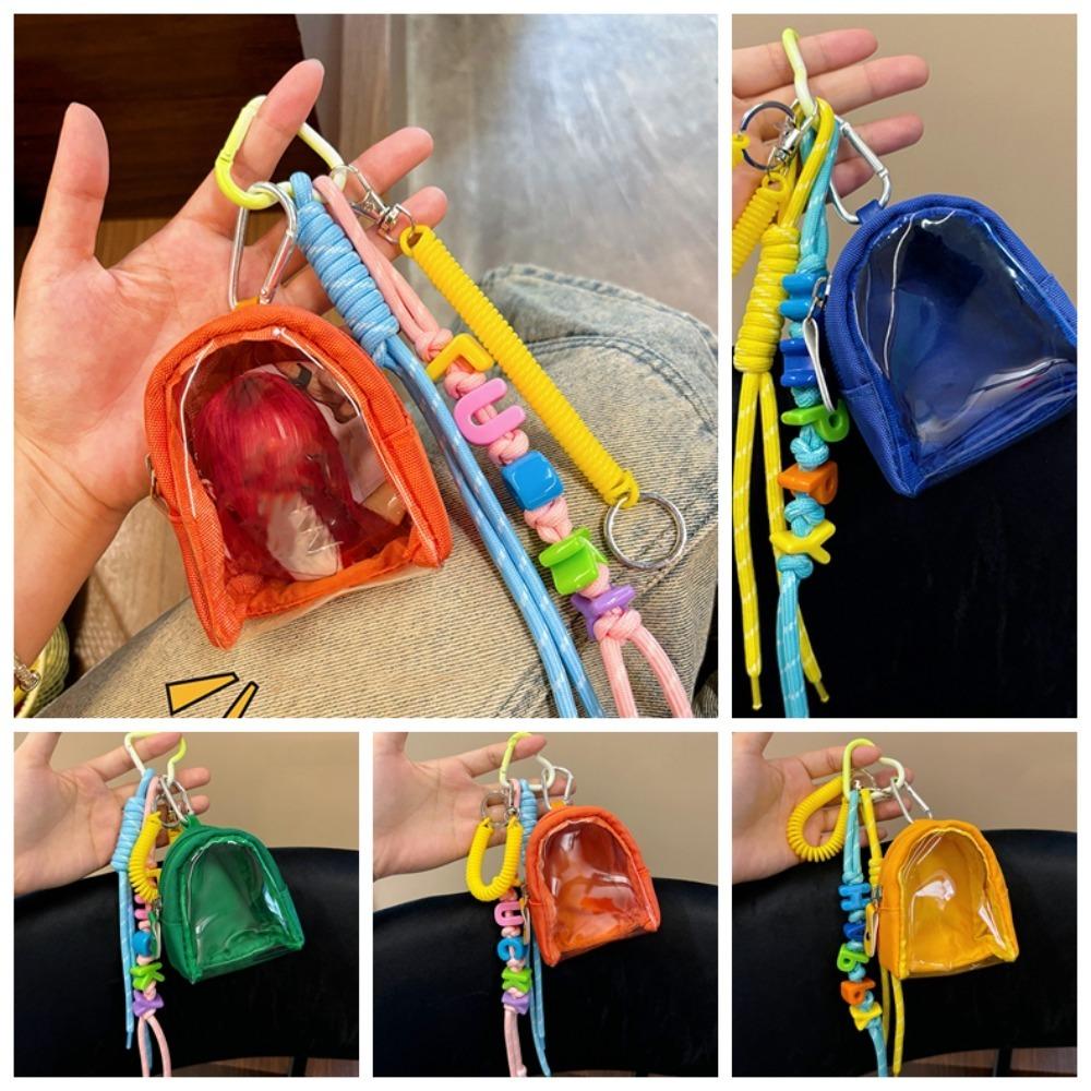 Earphone Storage Mini Outdoor Doll Bag Transparent Badge Display Bag Doll Storage Pouch Badge жовтий 
Earphone Storage Mini Outdoor Doll Bag Transparent Badge Display Bag Doll Storage Pouch Badge жовтий