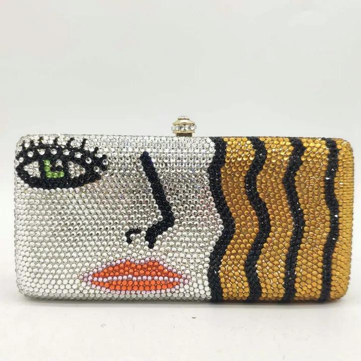Boutique De FGG Blonde Girls Women Box Crystal Clutch Evening Bags Ladies Party Cocktail Formal Diamond Handbags and Purses Fit For Iphone 7
Boutique De FGG Blonde Girls Women Box Crystal Clutch Evening Bags Ladies Party Cocktail Formal Diamond Handbags and Purses Fit For Iphone 7