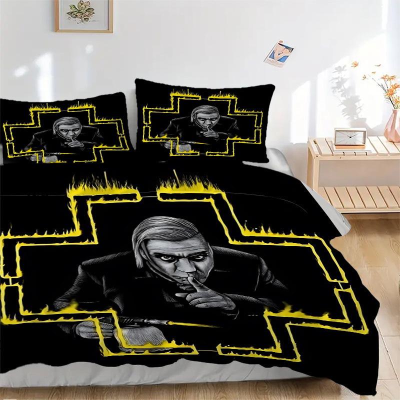 3pcs Rammstein Merchandise Comforter Set - Four Seasons Home High,Machine Washable Bedspread with Pillowcases (No Filling) yy250909023 135x200cm
3pcs Rammstein Merchandise Comforter Set - Four Seasons Home High,Machine Washable Bedspread with Pillowcases (No Filling) yy250909023 135x200cm