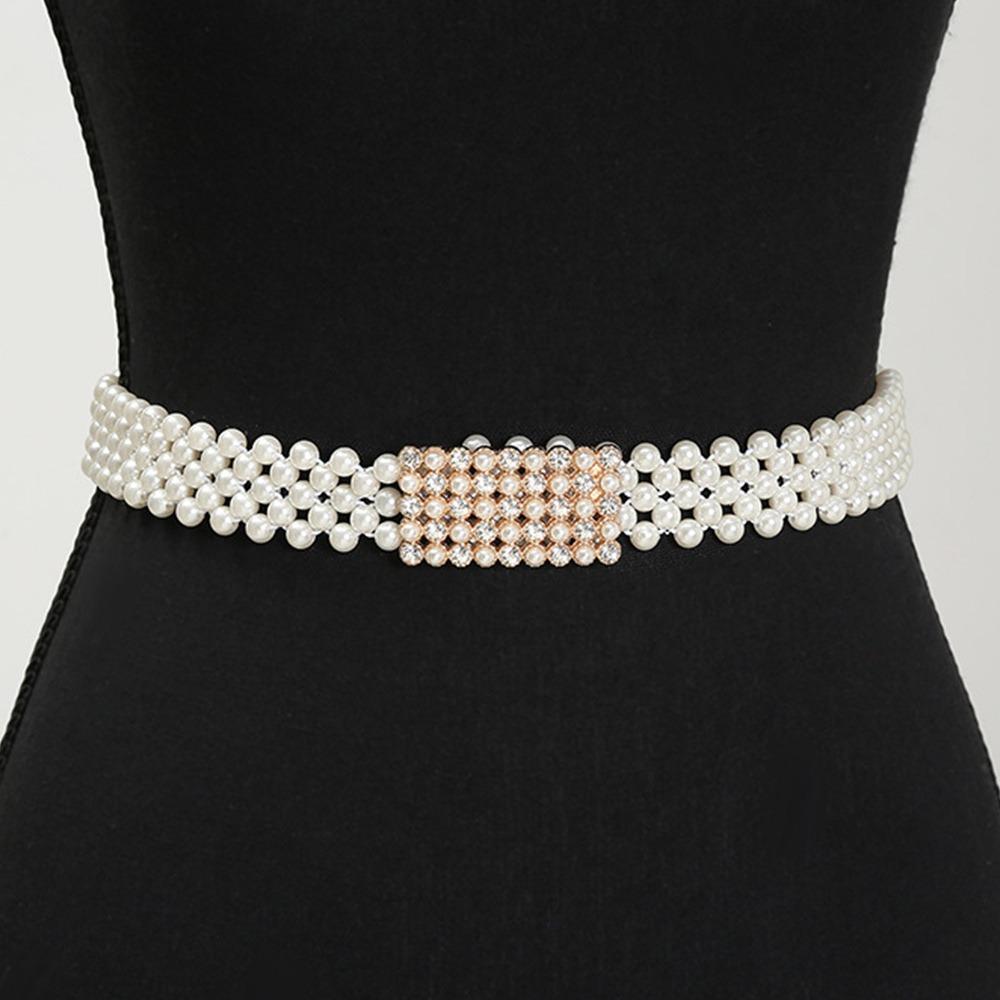 Женский эластичный пояс с жемчугом Простой пояс-шнурок Модный жемчужный пояс для женщин Style 15
Женский эластичный пояс с жемчугом Простой пояс-шнурок Модный жемчужный пояс для женщин Style 15