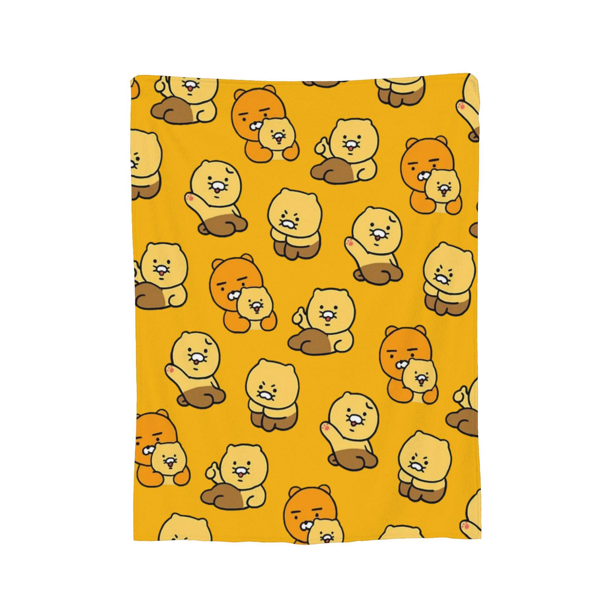 K-Kakaos F-Friends Hello! Ryan Flannel Blanket Funny Throw Blanket for Home Hotel Sofa 125*100cm Rug Piece, 75x90cm
K-Kakaos F-Friends Hello! Ryan Flannel Blanket Funny Throw Blanket for Home Hotel Sofa 125*100cm Rug Piece, 75x90cm