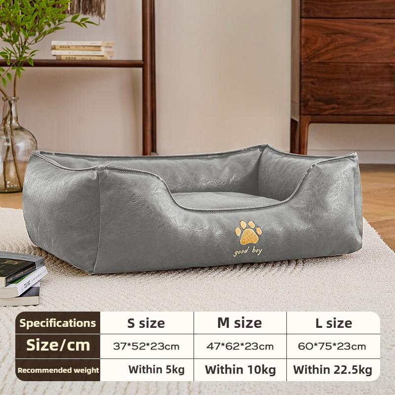 PU Summer Urine Proof Dog Bed Sofa Removable Washable Medium Large Dog Bed Sleeping Pad Cute Luxury Pet Beds Chihuahuas Supplies S сірий
PU Summer Urine Proof Dog Bed Sofa Removable Washable Medium Large Dog Bed Sleeping Pad Cute Luxury Pet Beds Chihuahuas Supplies S сірий