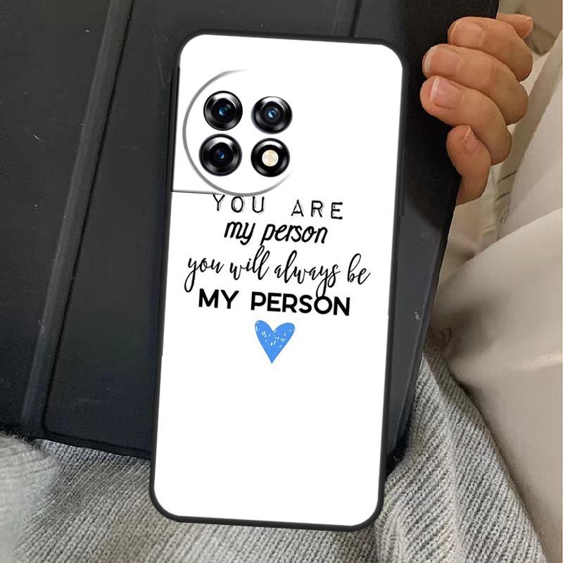Greys Anatomy You are my person Case For OnePlus 13T 10T 8T 10R 12R 13R 15 13 12 11 10 9 Nord CE 5 2 3 4 Lite N20 N30 Cover OnePlus 13T
Greys Anatomy You are my person Case For OnePlus 13T 10T 8T 10R 12R 13R 15 13 12 11 10 9 Nord CE 5 2 3 4 Lite N20 N30 Cover OnePlus 13T