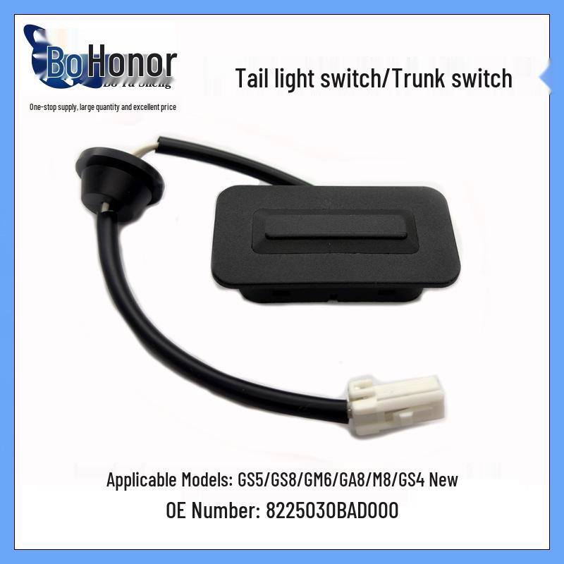 Trumpchi GS5/GS8/GM6/GA8/M8/GS4 Taillight & Trunk Switch Assembly Three-dimensional
Trumpchi GS5/GS8/GM6/GA8/M8/GS4 Taillight & Trunk Switch Assembly Three-dimensional
