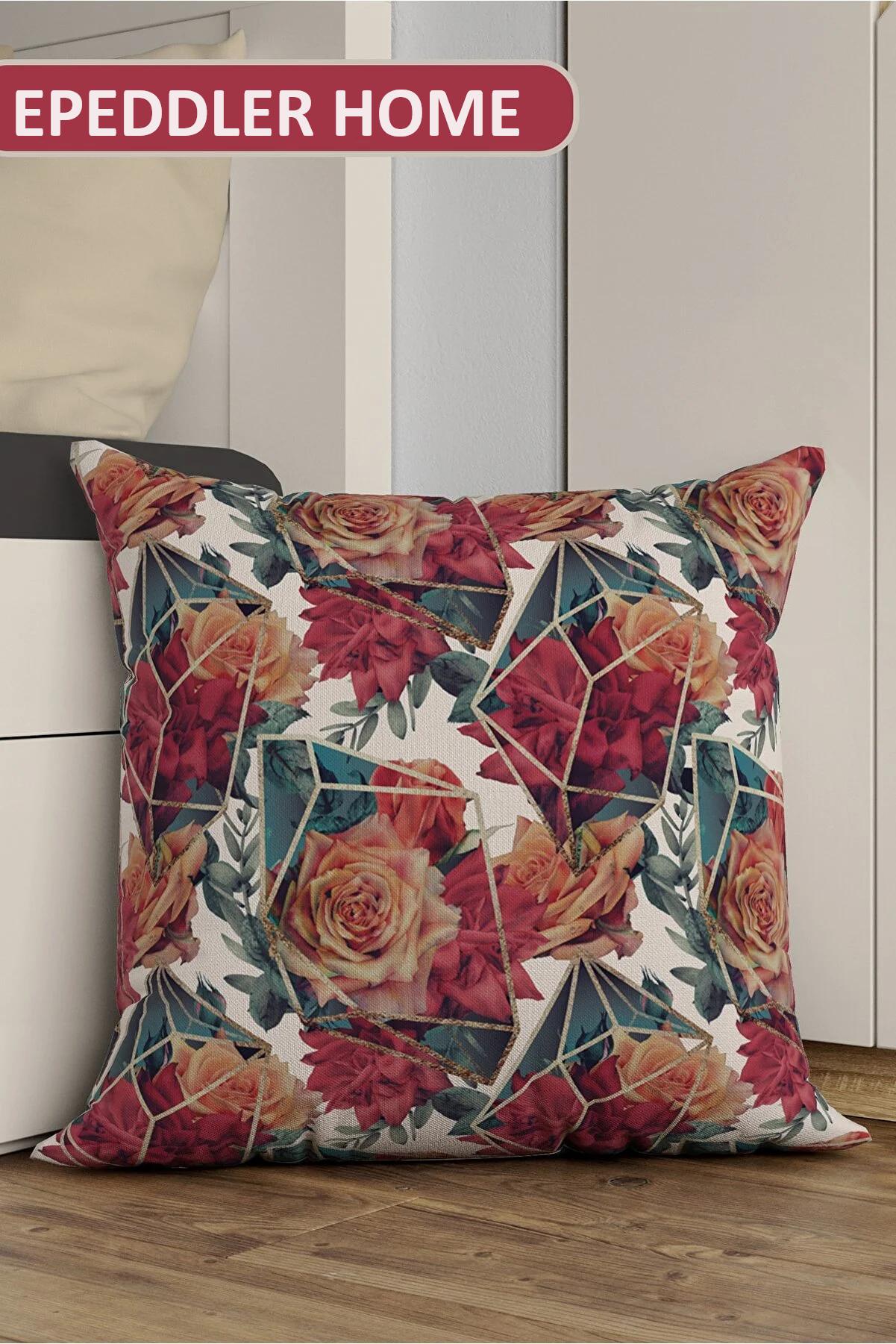 EPeddler Home Summer Roses - Декоративная подушка с рисунком летних роз - Наволочка 43x43 cm
EPeddler Home Summer Roses - Декоративная подушка с рисунком летних роз - Наволочка 43x43 cm
