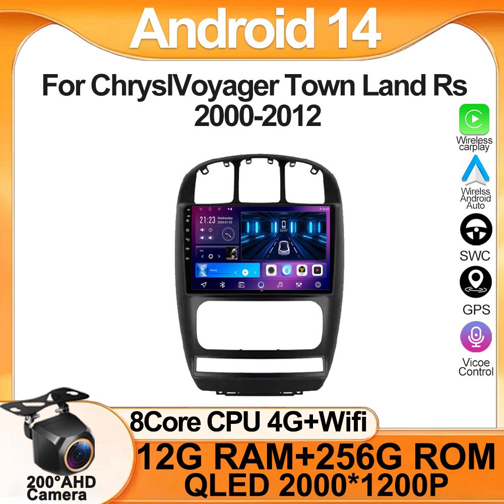 For Dodge Caravan 4 For Chrysler Voyager RG RS Town & Country RS 2000 Android 14 Car Radio Touch Screen Automotive Multimedia
For Dodge Caravan 4 For Chrysler Voyager RG RS Town & Country RS 2000 Android 14 Car Radio Touch Screen Automotive Multimedia