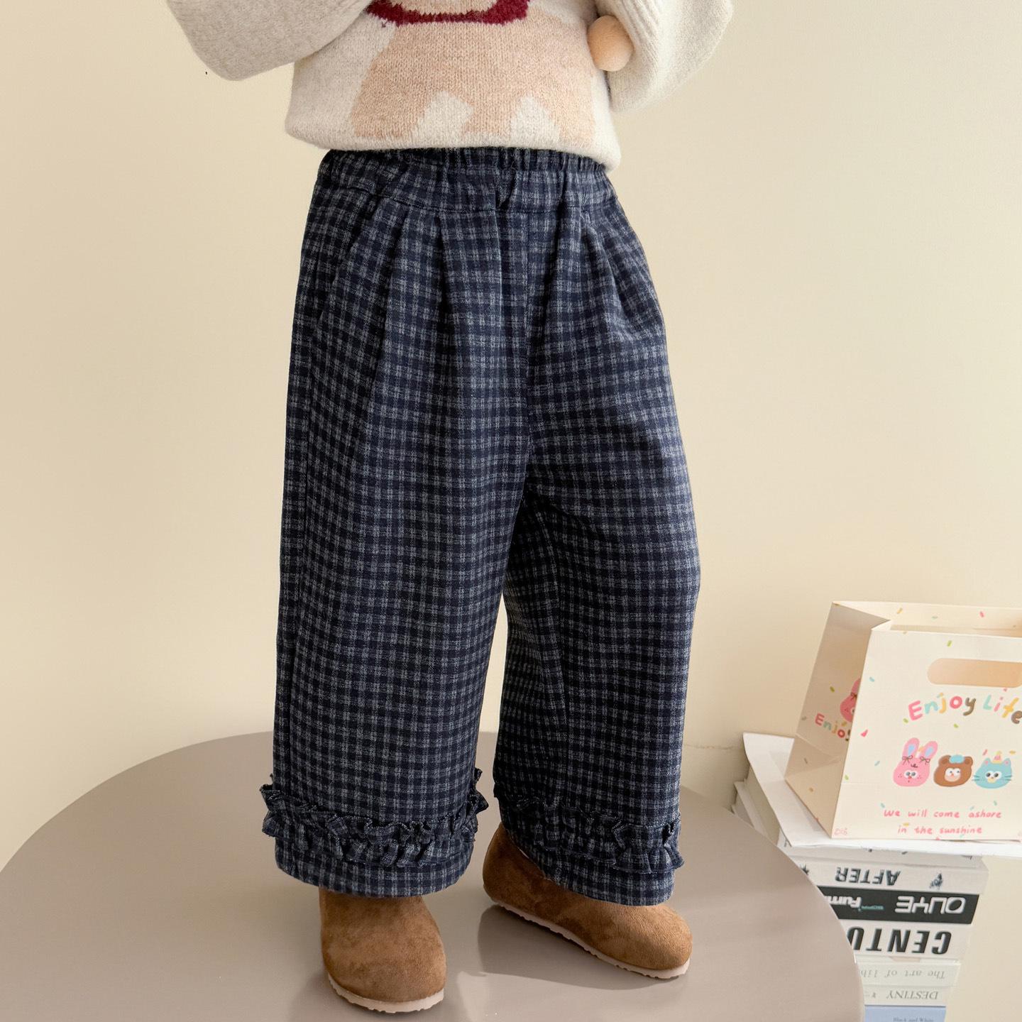 Autumn 2025 Plaid Lace Straight-Leg Pants for Girls – Stylish and Versatile Casual Wear 100 cm синій
Autumn 2025 Plaid Lace Straight-Leg Pants for Girls – Stylish and Versatile Casual Wear 100 cm синій