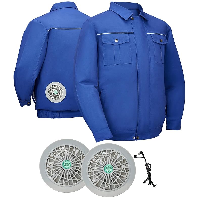 No-brand item Workwear with fan Long sleeves Jacket fan 5V electric fan 100% cotton reflective jacket Quiet 3D circulating air 3-stage air volume
No-brand item Workwear with fan Long sleeves Jacket fan 5V electric fan 100% cotton reflective jacket Quiet 3D circulating air 3-stage air volume