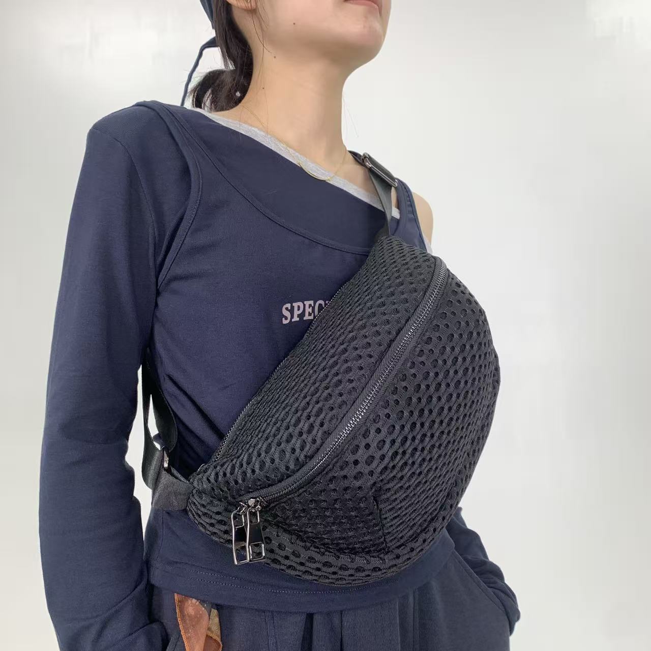 Multi-Layer Women S Casual Messenger Bag Sports Simple And Versatile Mesh Nylon Shoulder Bag чорний
Multi-Layer Women S Casual Messenger Bag Sports Simple And Versatile Mesh Nylon Shoulder Bag чорний