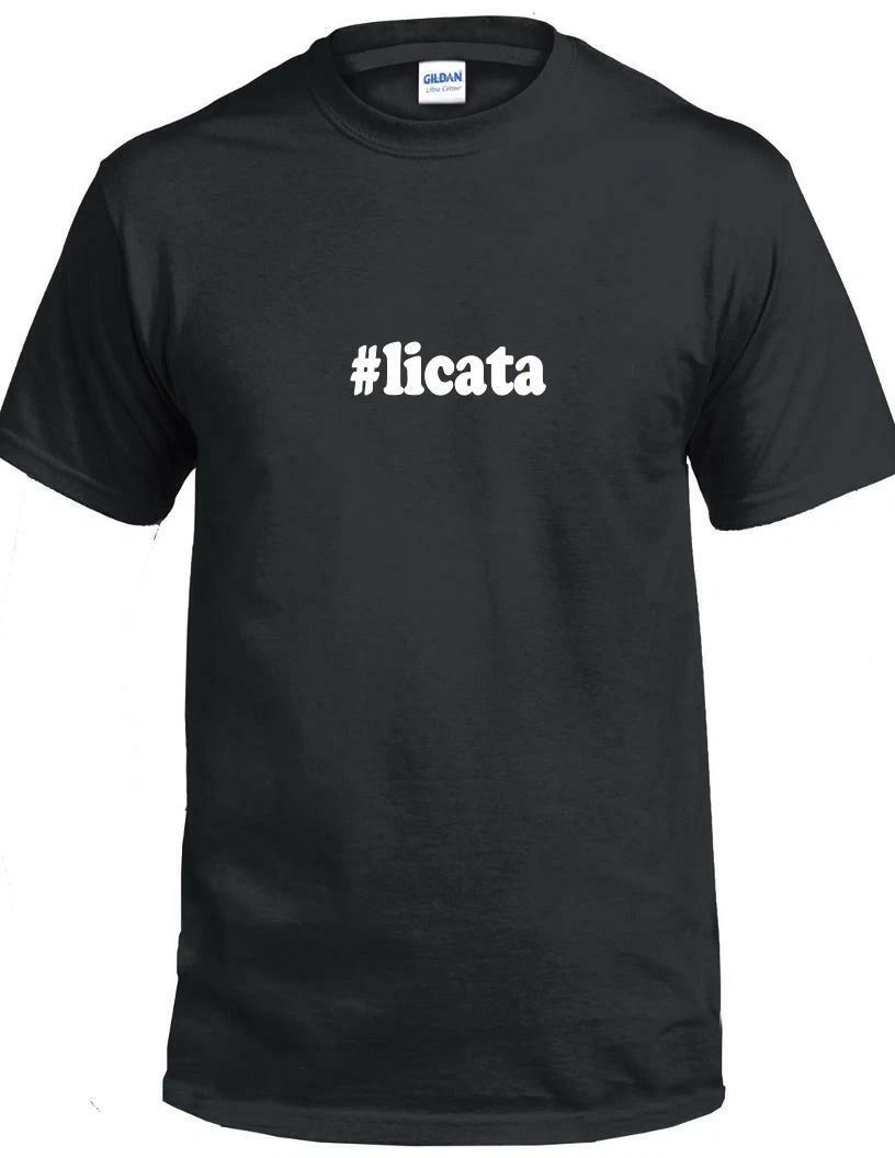 #licata T-Shirt Hashtag Licata Funny Gift Black White Cotton Tee Shirt M
#licata T-Shirt Hashtag Licata Funny Gift Black White Cotton Tee Shirt M