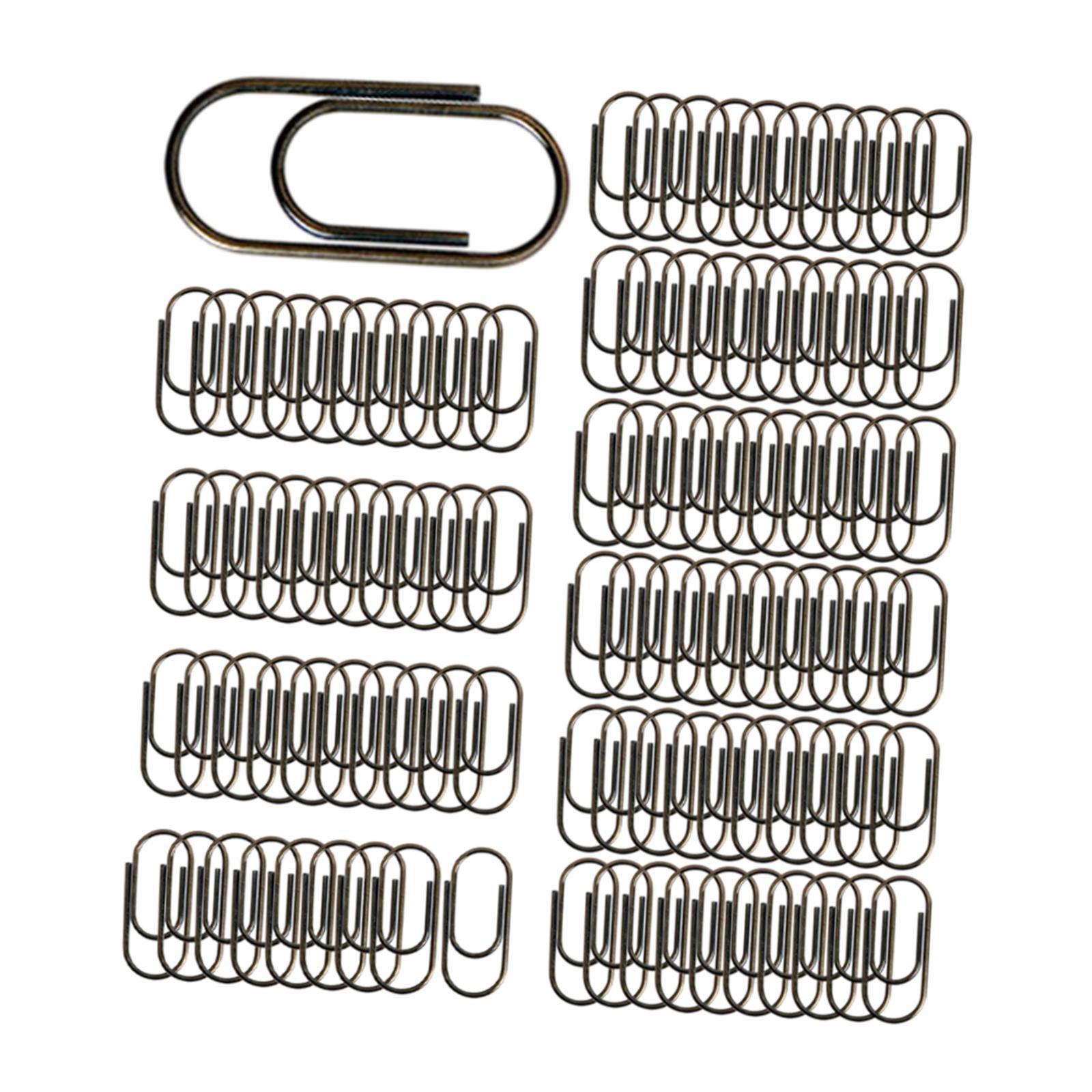 100Pcs Paper Clips Premium Vintage Style Easy to Use Multipurpose Paperclips for Classroom Home Personal Stationery Journal чорний
100Pcs Paper Clips Premium Vintage Style Easy to Use Multipurpose Paperclips for Classroom Home Personal Stationery Journal чорний