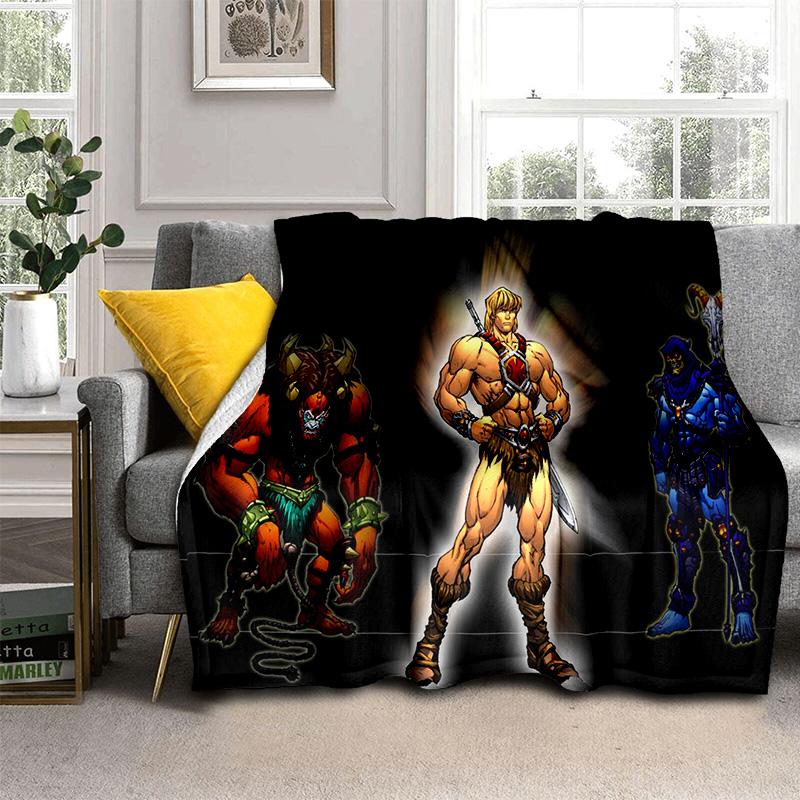 Ковдра з мультфільму He Man Masters of the Universe, м’яка ковдра для дому, спальні, ліжка, дивана, пікніка, подорожей, офісної ковдри 150cm x 180cm
Ковдра з мультфільму He Man Masters of the Universe, м’яка ковдра для дому, спальні, ліжка, дивана, пікніка, подорожей, офісної ковдри 150cm x 180cm