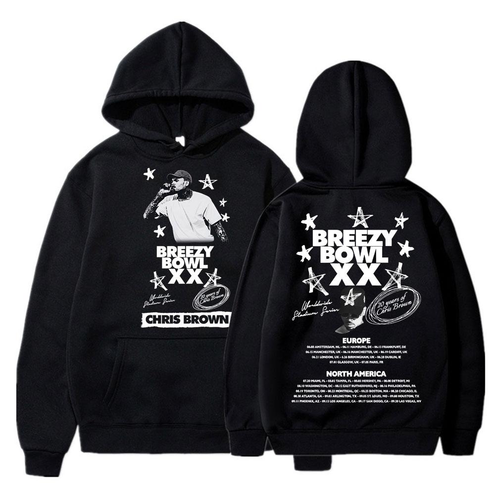 Chris Brown Breezy Bowl XX 2025 Concert Tour Hoodie Hip Hop Retro Men Women Sweatshirt Oversized Fleece Warm Pullover Streetwear 2XL
Chris Brown Breezy Bowl XX 2025 Concert Tour Hoodie Hip Hop Retro Men Women Sweatshirt Oversized Fleece Warm Pullover Streetwear 2XL