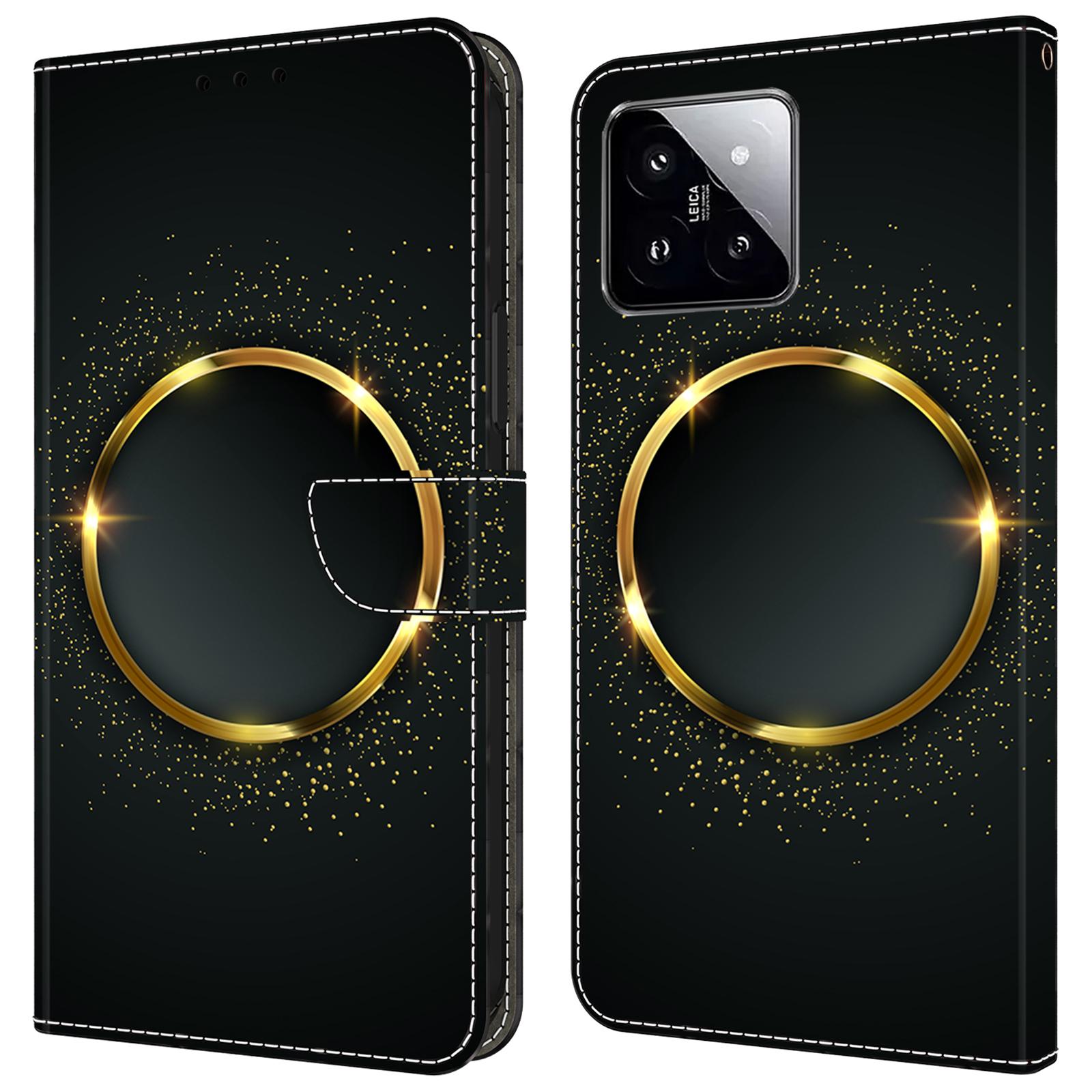 For Xiaomi 14 Wallet Case Pattern Printing PU Leather Phone Cover Gold Ring
For Xiaomi 14 Wallet Case Pattern Printing PU Leather Phone Cover Gold Ring