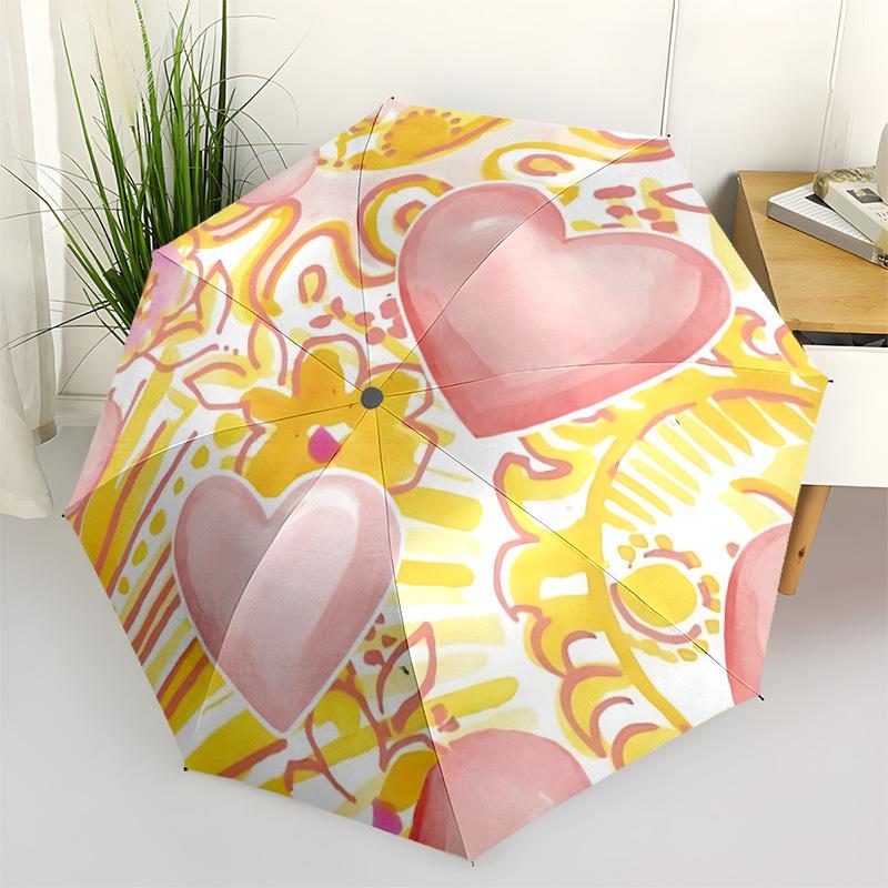 1pc Heart Flowers Automatic Opening/Closing Umbrella with Operation & Windproof Canopy - Folding Design, Holiday Gift yy260225199
1pc Heart Flowers Automatic Opening/Closing Umbrella with Operation & Windproof Canopy - Folding Design, Holiday Gift yy260225199