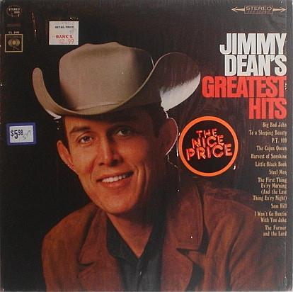 LP Record JIMMY DEAN Jimmy Deans Greatest Hits PC9285 Columbia US CountryFolk Used
LP Record JIMMY DEAN Jimmy Deans Greatest Hits PC9285 Columbia US CountryFolk Used