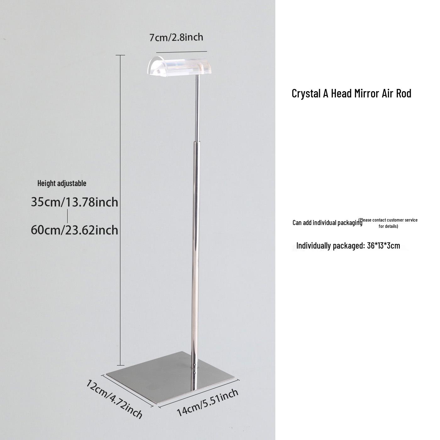 Adjustable Crystal Head Bag Display Rack - New Style Hanging Shelf and Counter Display Props
Adjustable Crystal Head Bag Display Rack - New Style Hanging Shelf and Counter Display Props