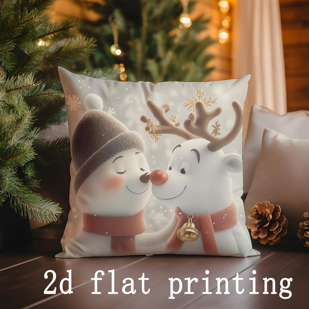 Home Decor Christmas Cartoon Characters Pillow Covers Pattern Cushion Cover Suitable for Sofa Bedroom Car Pillow Cover 16x16Inch
Home Decor Christmas Cartoon Characters Pillow Covers Pattern Cushion Cover Suitable for Sofa Bedroom Car Pillow Cover 16x16Inch