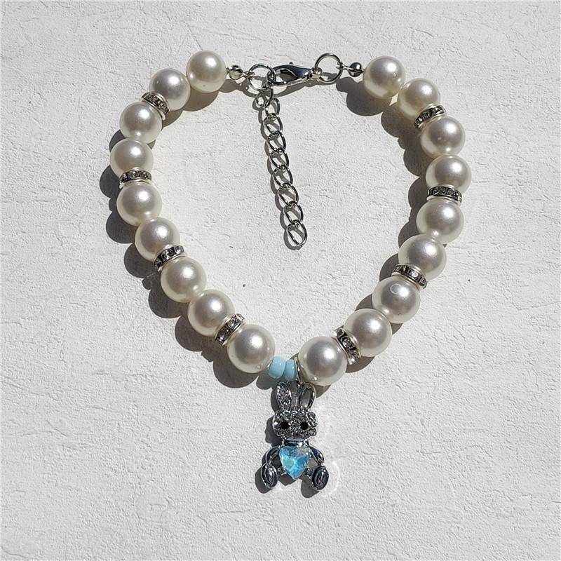 Pet Diamond Love Rabbit Pearl Cat Necklace Maltese Bigbear Jewelry Princess Wind Flash Diamond XS 15-20CM синий
Pet Diamond Love Rabbit Pearl Cat Necklace Maltese Bigbear Jewelry Princess Wind Flash Diamond XS 15-20CM синий