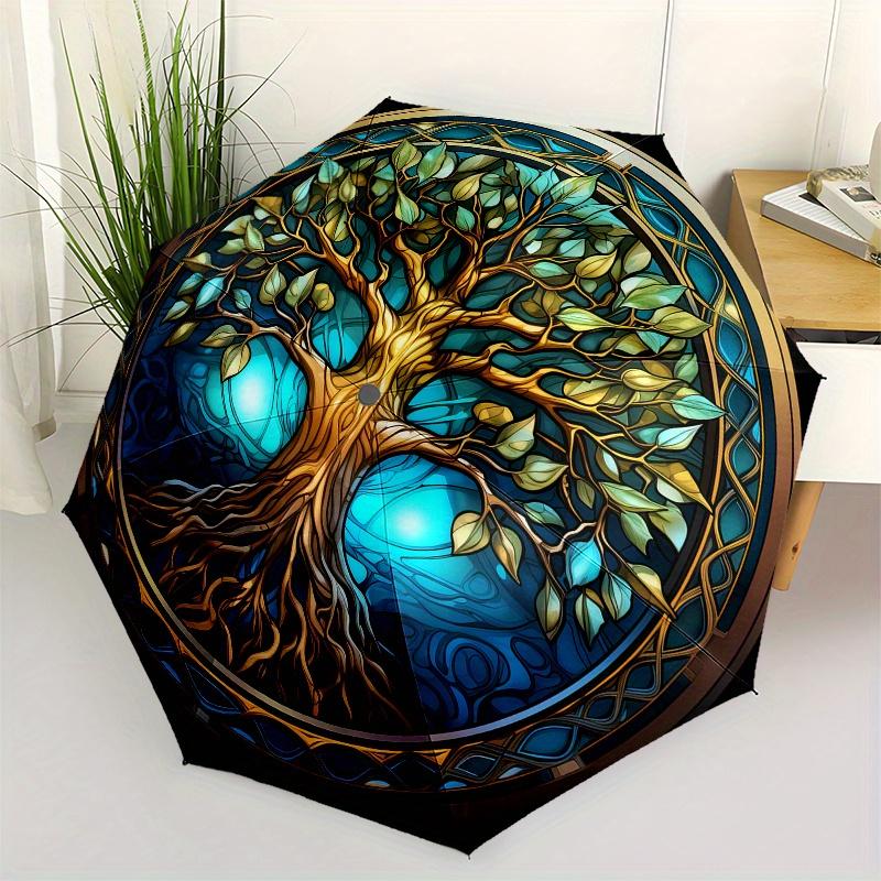 Stained Tree of Life Wall Art DecorUmbrella, Portable 3-Fold Compact Umbrella for Men & Women Gift
Stained Tree of Life Wall Art DecorUmbrella, Portable 3-Fold Compact Umbrella for Men & Women Gift