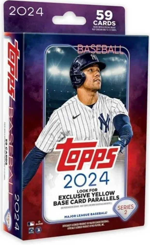 Topps 2024 Бейсбольні колекційні картки 59 штук Серія 2 Хенгер-пак Темно-синій/Червоний/Білий
Topps 2024 Бейсбольні колекційні картки 59 штук Серія 2 Хенгер-пак Темно-синій/Червоний/Білий