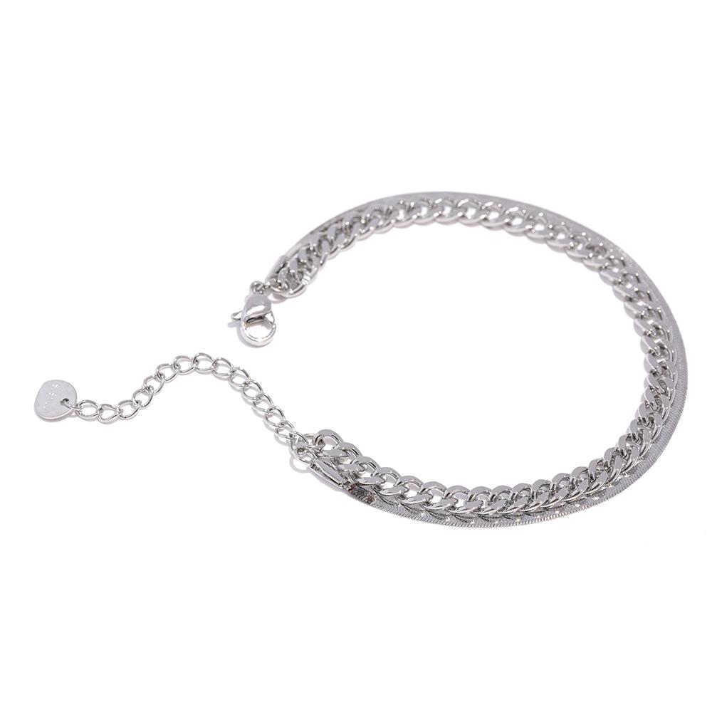 Yhpup Stainless Steel Double Layered Chain Bangle Bracelet Trendy Golden Stylish Unique Design Jewelry Female Party Men Gift
Yhpup Stainless Steel Double Layered Chain Bangle Bracelet Trendy Golden Stylish Unique Design Jewelry Female Party Men Gift