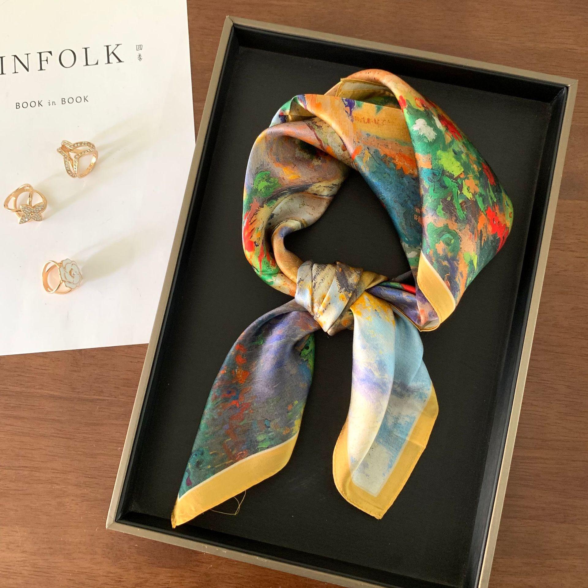 National Style Butterfly Flower Love, Silk Mulberry Silk Blue Small Silk Scarf Square Scarf Women S Spring And Autumn Neck Protection Scarf Thin Scarf 65-65cm
National Style Butterfly Flower Love, Silk Mulberry Silk Blue Small Silk Scarf Square Scarf Women S Spring And Autumn Neck Protection Scarf Thin Scarf 65-65cm