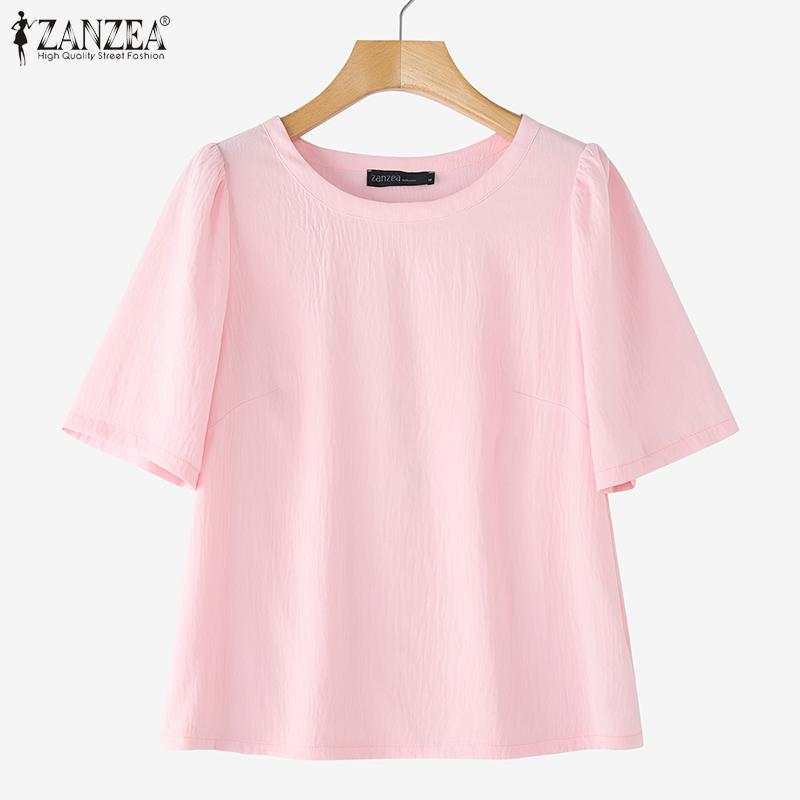 ZANZEA Женские повседневные футболки с круглым вырезом, однотонные, с коротким рукавом M хаки
ZANZEA Женские повседневные футболки с круглым вырезом, однотонные, с коротким рукавом M хаки