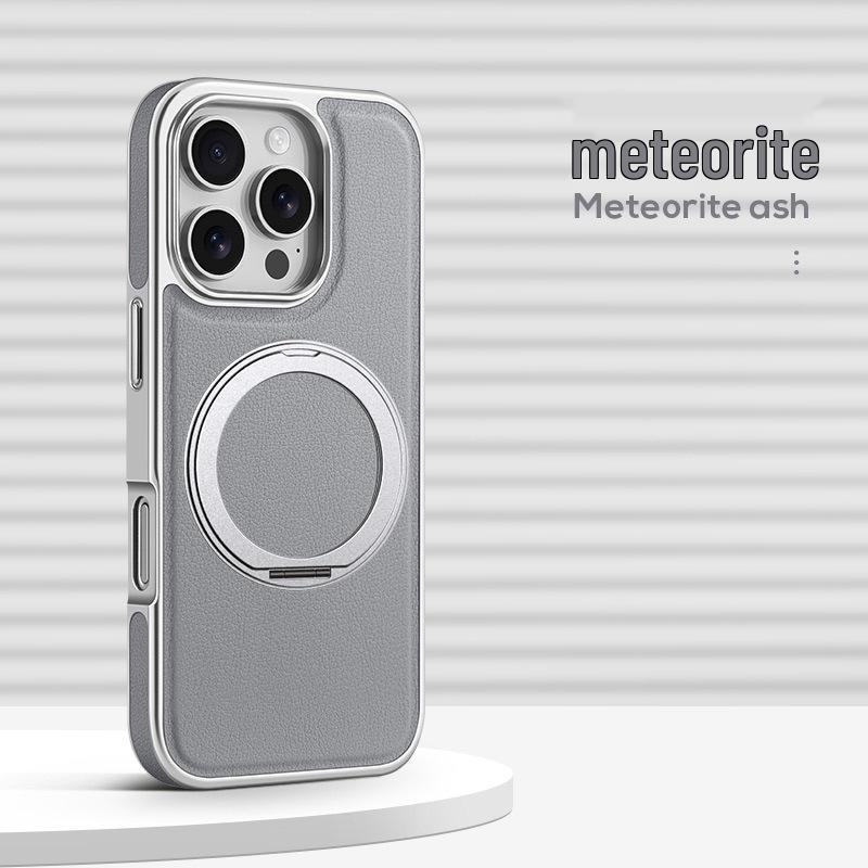 Compatible with iPhone 16/17 Pro Max: Leather Magnetic Rotating Bracket Phone Case, Frosted Electroplated, Drop-Proof Design. 17 Pro Max сірий колір
Compatible with iPhone 16/17 Pro Max: Leather Magnetic Rotating Bracket Phone Case, Frosted Electroplated, Drop-Proof Design. 17 Pro Max сірий колір