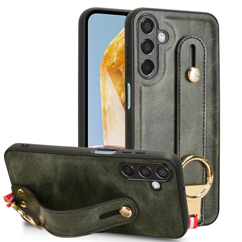 Розкішний браслет шкіряний чохол-підставка для Samsung Galaxy M15 M35 M55 M34 5G Cover Ring Opener Ультратонкий протиударний захисний чохол For Galaxy M55 5G зелений
Розкішний браслет шкіряний чохол-підставка для Samsung Galaxy M15 M35 M55 M34 5G Cover Ring Opener Ультратонкий протиударний захисний чохол For Galaxy M55 5G зелений
