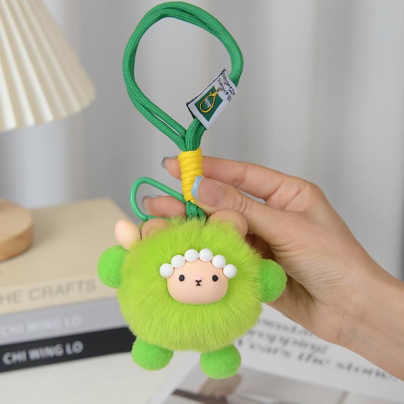 1Pcs Soft Fluffy Animal Bag Pendant Cute Sheep Plush Keychain Colorful Doll Charm For Car Key Backpack Decoration A5
1Pcs Soft Fluffy Animal Bag Pendant Cute Sheep Plush Keychain Colorful Doll Charm For Car Key Backpack Decoration A5