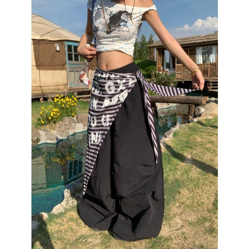 Vintage contrasting color detachable paratrooper overalls women s trend hip-hop loose pleated design wide-leg trousers S чёрный
Vintage contrasting color detachable paratrooper overalls women s trend hip-hop loose pleated design wide-leg trousers S чёрный
