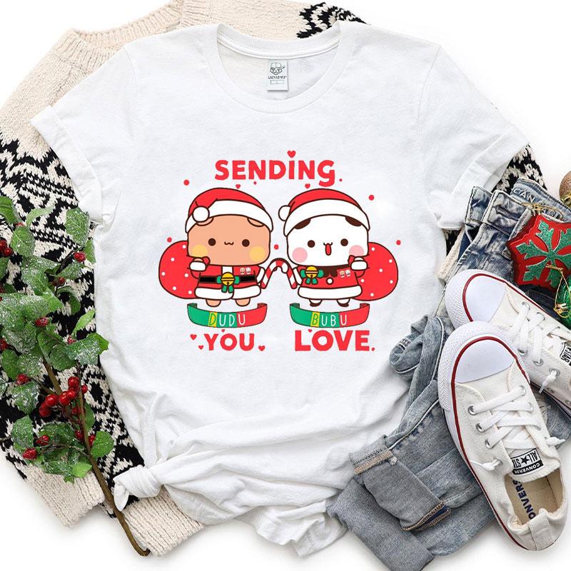 Kawaii Bubu Dudu Merry Christmas Couple Tshirt Trendy Funny Cartoon Anime Shirt Fashion Holiday Party Celebrate Cotton Tees S
Kawaii Bubu Dudu Merry Christmas Couple Tshirt Trendy Funny Cartoon Anime Shirt Fashion Holiday Party Celebrate Cotton Tees S