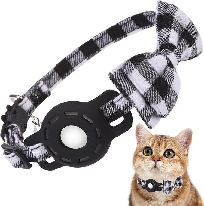 Aittag Protective Case Pet Cat Collar Bow Removable Checked Cat Collar airtag protective cover/shell чёрный
Aittag Protective Case Pet Cat Collar Bow Removable Checked Cat Collar airtag protective cover/shell чёрный