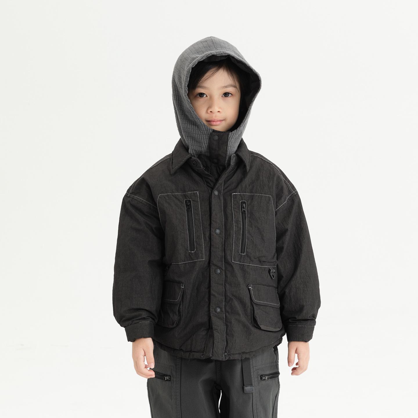 Boys Quilted Shirt Jacket - Autumn/Winter 2025 New Style, Thickened & Casual 110 cm чорний
Boys Quilted Shirt Jacket - Autumn/Winter 2025 New Style, Thickened & Casual 110 cm чорний