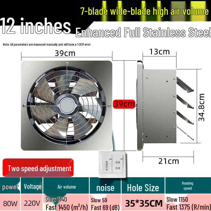 Compact Range Hood Ventilation Fan for Kitchen and Bathroom
Compact Range Hood Ventilation Fan for Kitchen and Bathroom