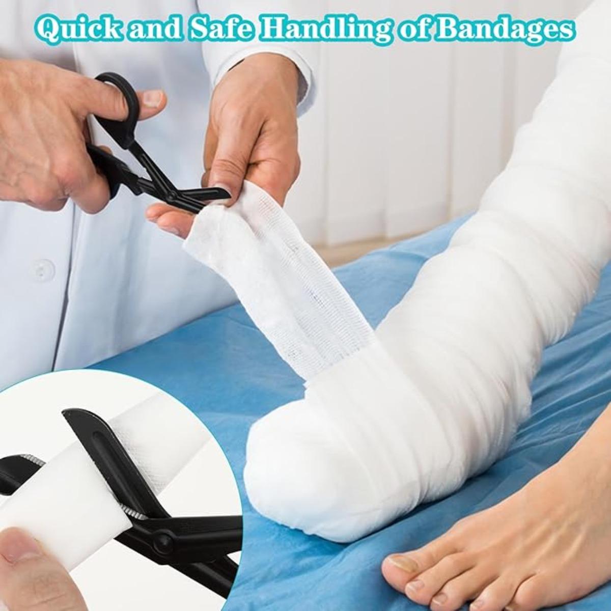 Trauma Shears Emergency Response Shears Stainless Steel Medical Scissors Bandage Scissors with Carabiner Surgical Scissors for EMT Nurse Doctor,2 Pcs чорний
Trauma Shears Emergency Response Shears Stainless Steel Medical Scissors Bandage Scissors with Carabiner Surgical Scissors for EMT Nurse Doctor,2 Pcs чорний