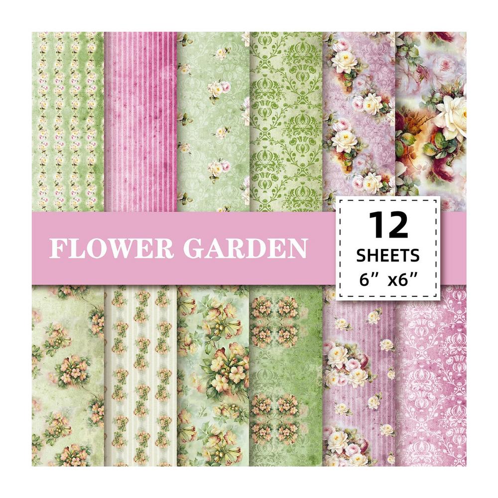 Flower Scrapbook Paper 12pcs Aesthetic Patterned Craft Pad Scrapbooking Supplies Decorative Craft Papers For Junk Journal Photo
Flower Scrapbook Paper 12pcs Aesthetic Patterned Craft Pad Scrapbooking Supplies Decorative Craft Papers For Junk Journal Photo