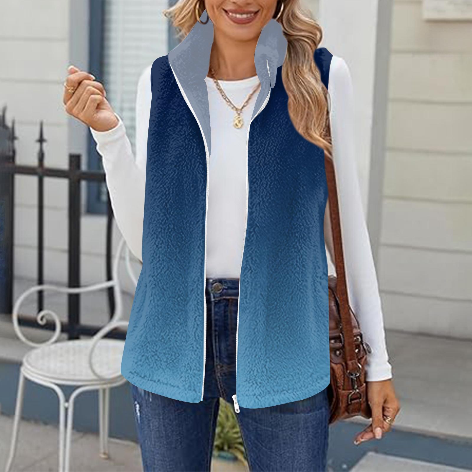 Женский модный и теплый флисовый кардиган-жилет с градиентным принтом XL небесно-голубой
Женский модный и теплый флисовый кардиган-жилет с градиентным принтом XL небесно-голубой