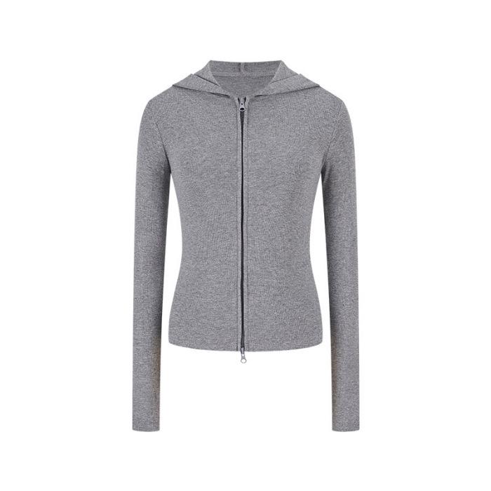 Korean Style Sweet & Spicy Dark Blue Hooded Sweatshirt Jacket for Women - Slimming, Versatile, Double Zipper, Long Sleeve, Autumn New Arrival Medium серый
Korean Style Sweet & Spicy Dark Blue Hooded Sweatshirt Jacket for Women - Slimming, Versatile, Double Zipper, Long Sleeve, Autumn New Arrival Medium серый