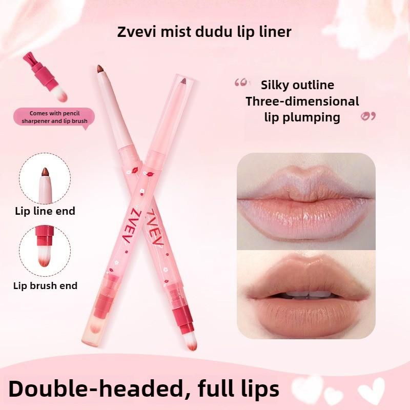 Карандаш для губ ZVEV Fog Dudu с двойной головкой и кисточкой для губ, трехмерный натуральный макияж губ, матовая шелковистая гладкая цветопередача, губная помада двойного назначения
Карандаш для губ ZVEV Fog Dudu с двойной головкой и кисточкой для губ, трехмерный натуральный макияж губ, матовая шелковистая гладкая цветопередача, губная помада двойного назначения