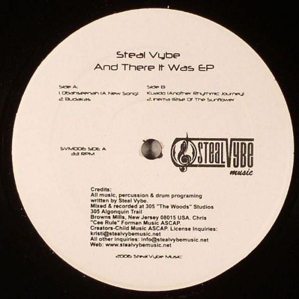 12inch Record STEAL VYBE - And There It Was EP SVM006 Steal Vybe Musi 2006 US Dance & Electronica Used
12inch Record STEAL VYBE - And There It Was EP SVM006 Steal Vybe Musi 2006 US Dance & Electronica Used