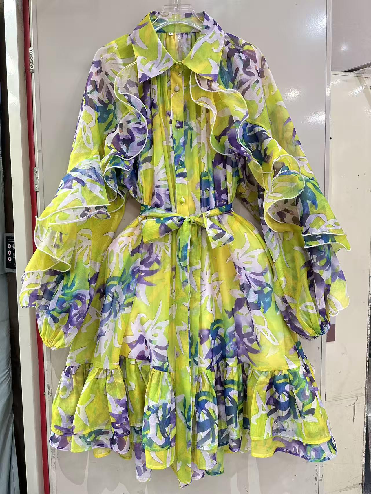 European & Australian Cross-Border Ruffled Waist-Cinching Runway Dress XXL
European & Australian Cross-Border Ruffled Waist-Cinching Runway Dress XXL