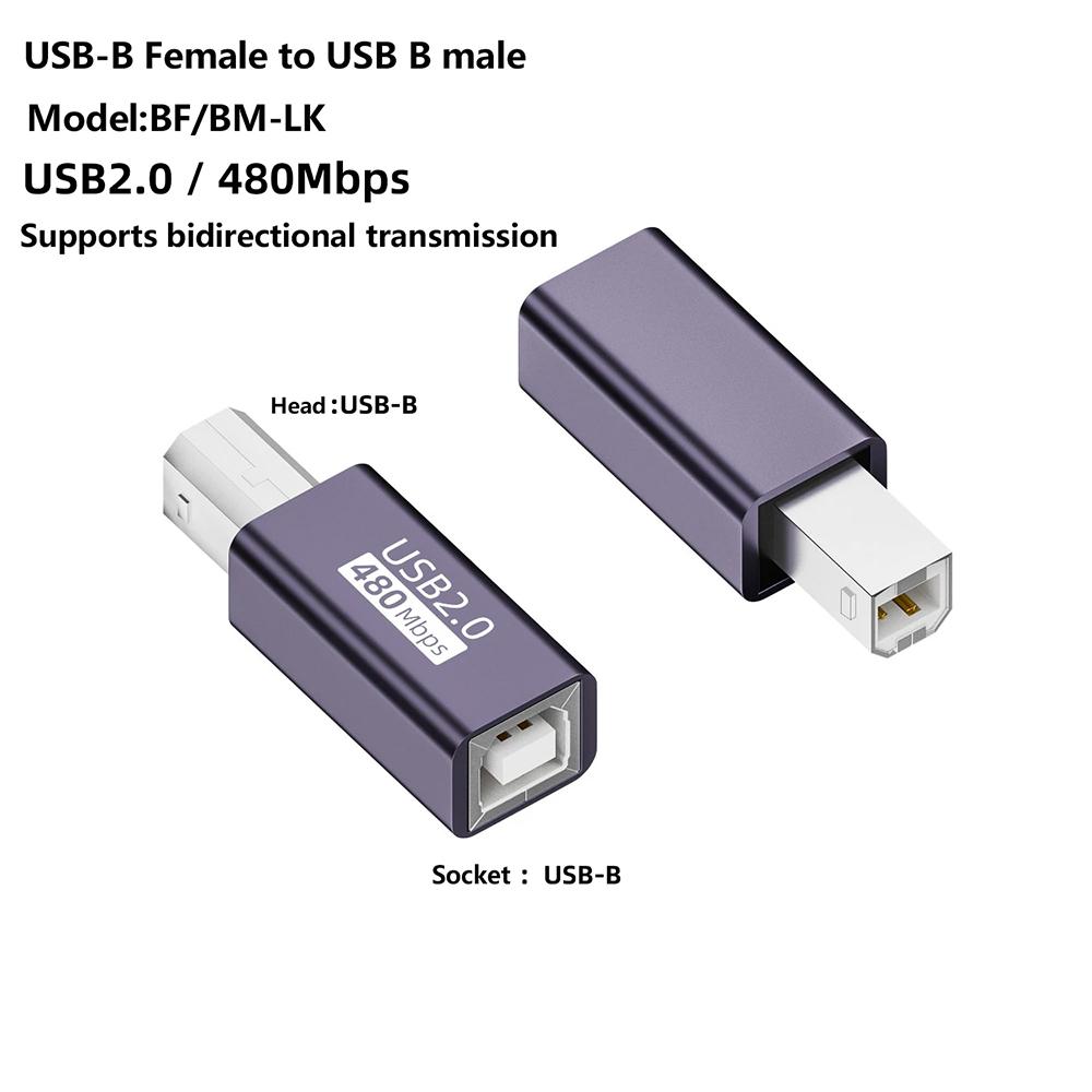 USB-B Female to USB-B Male Converter Adapter,480Mbps Data Connector Plug for Electric Piano/Printer As Shown A
USB-B Female to USB-B Male Converter Adapter,480Mbps Data Connector Plug for Electric Piano/Printer As Shown A