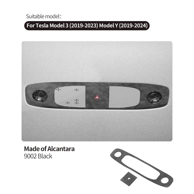 Made of Alcantara For Tesla Model 3 (2019-2023)/ Y(2019-2024) Reading Light Control Panel Trim Sticker Car Interior Accessories
Made of Alcantara For Tesla Model 3 (2019-2023)/ Y(2019-2024) Reading Light Control Panel Trim Sticker Car Interior Accessories