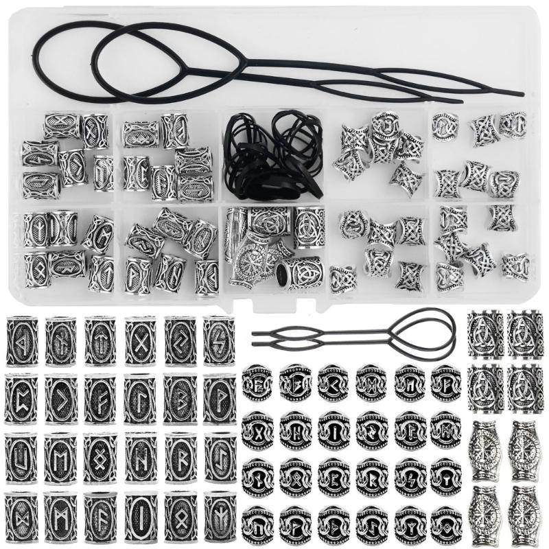 Comprehensive 66pcs Alloy Jewelry Hair Styling Decoration Set Runes Patterns Adding Charm Delicate Costume Adornments 1 срібний
Comprehensive 66pcs Alloy Jewelry Hair Styling Decoration Set Runes Patterns Adding Charm Delicate Costume Adornments 1 срібний